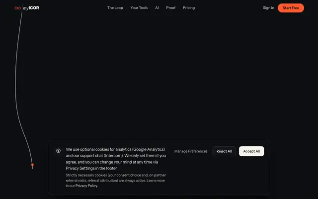 myICOR screenshot