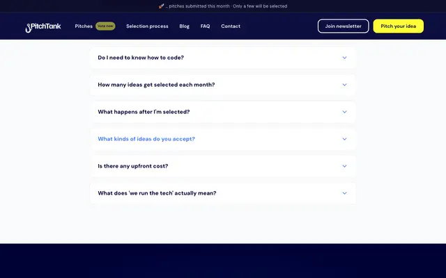 PitchTank screenshot