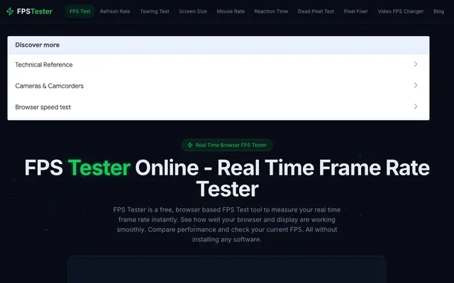 FPS Tester screenshot