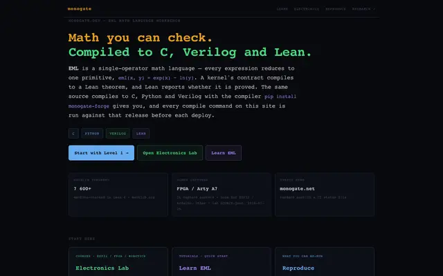 Monogate screenshot