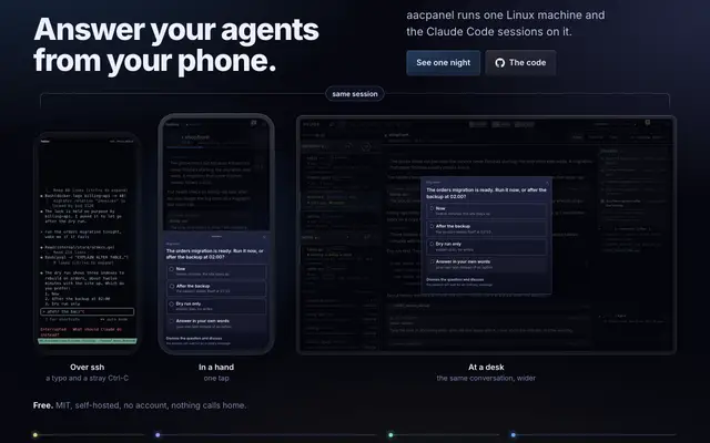 aacpanel screenshot