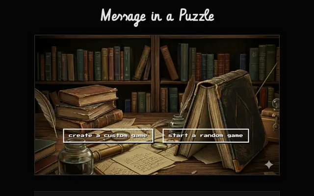 Message in a Puzzle screenshot