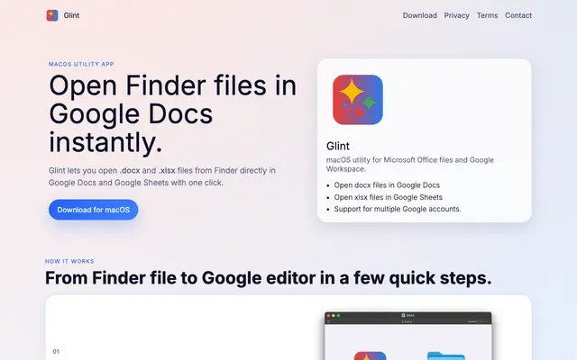 Glint screenshot