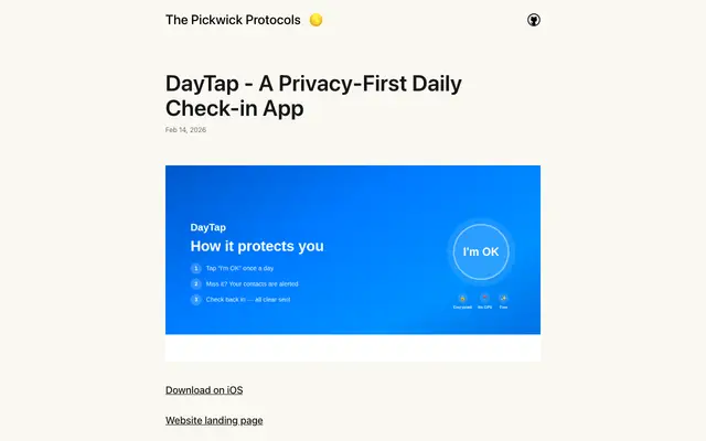 DayTap screenshot