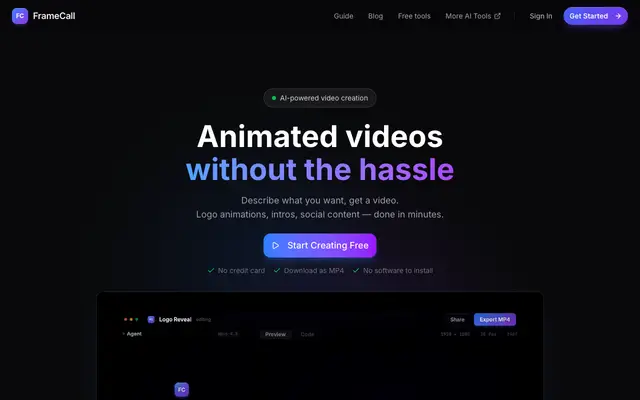 FrameCall screenshot