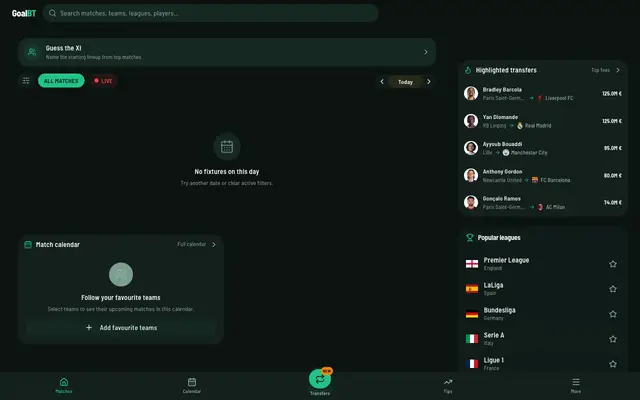 GoalBT screenshot
