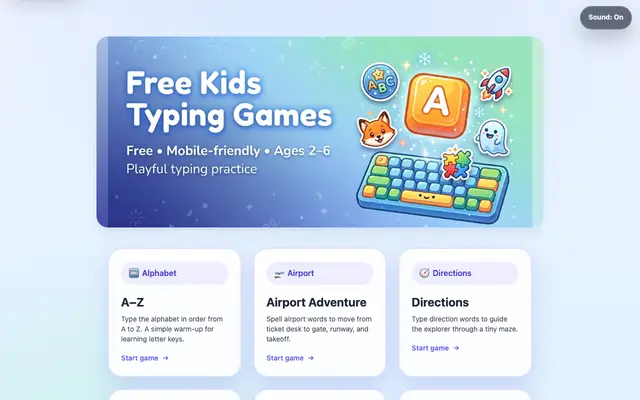 Kids Typing Games screenshot
