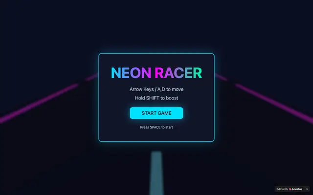 Neon Racer screenshot