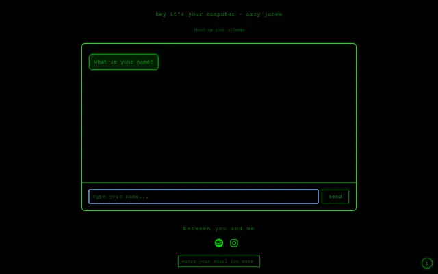 hey it's your computer screenshot
