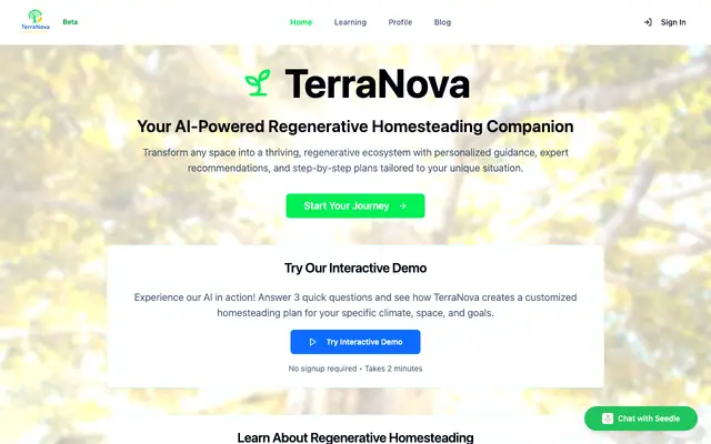 TerraNova screenshot