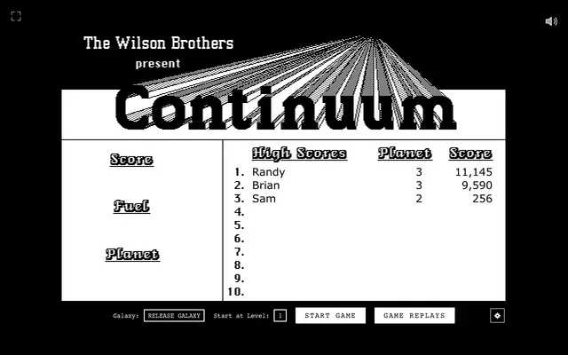 Continuum screenshot