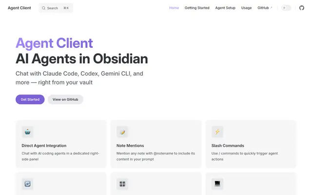 Agent Client screenshot