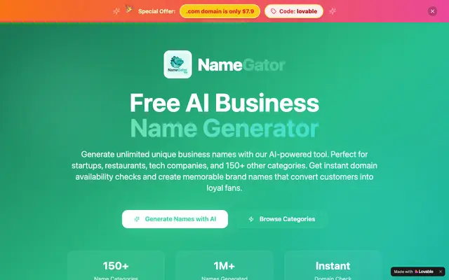 NameGator screenshot