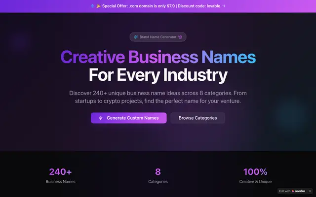 Brand Name Guru screenshot