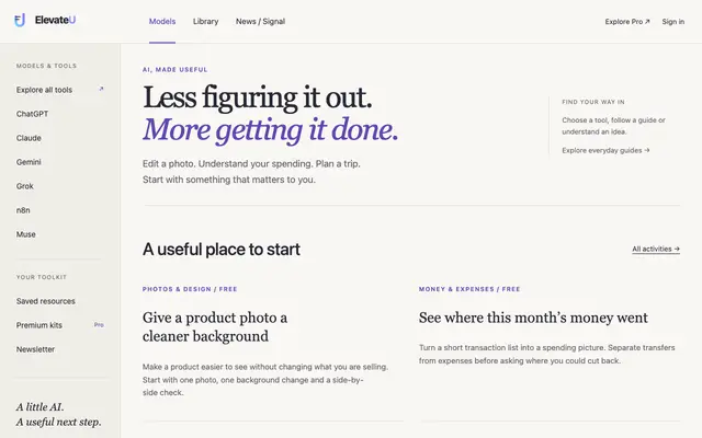 ElevateU screenshot