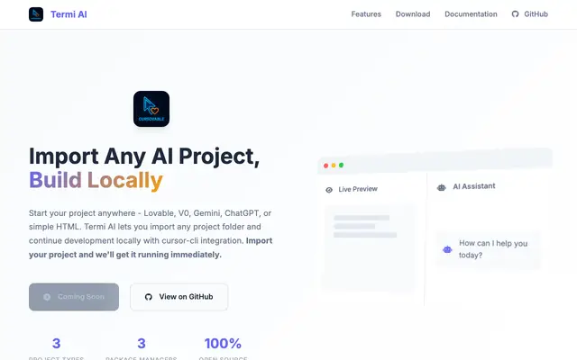 Termi AI screenshot