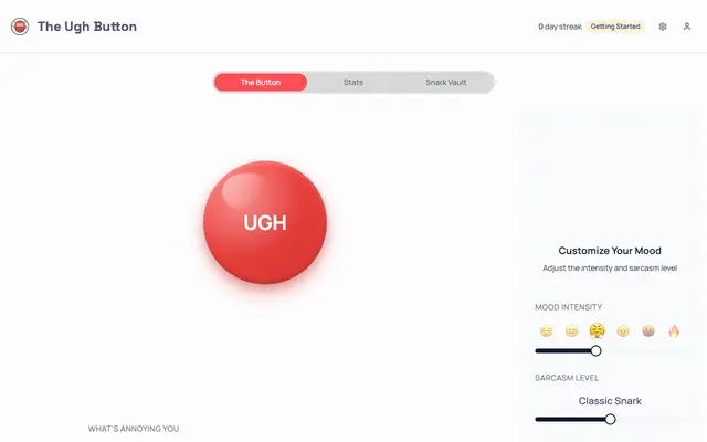 The Ugh Button screenshot
