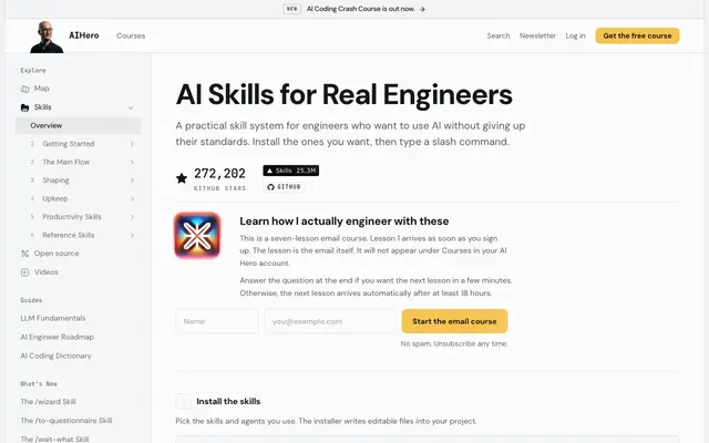 Skills screenshot