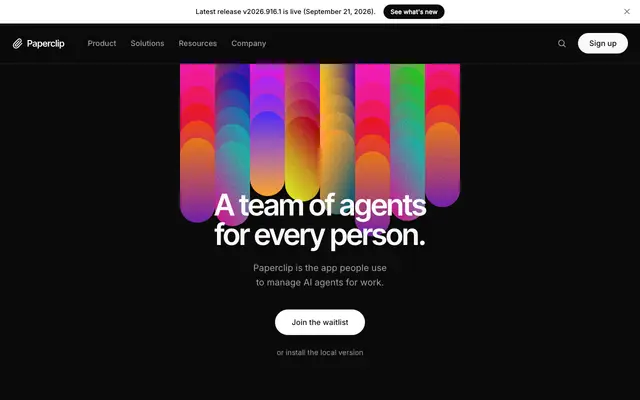 Paperclip screenshot