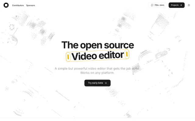OpenCut screenshot
