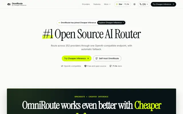 OmniRoute screenshot