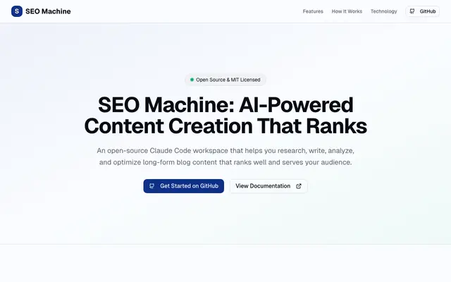 SEO Machine screenshot