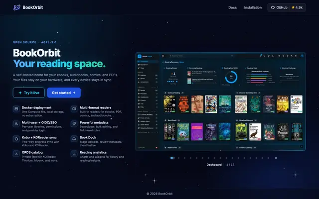 BookOrbit screenshot