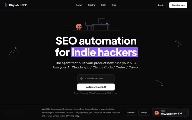 DispatchSEO screenshot