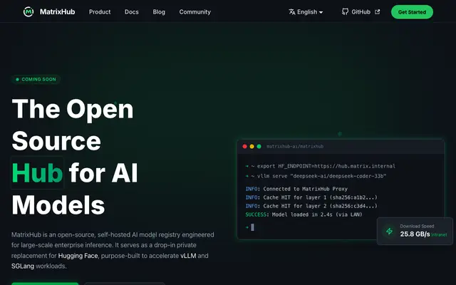 MatrixHub screenshot