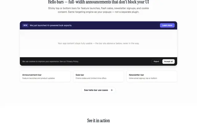 TinyPopups screenshot