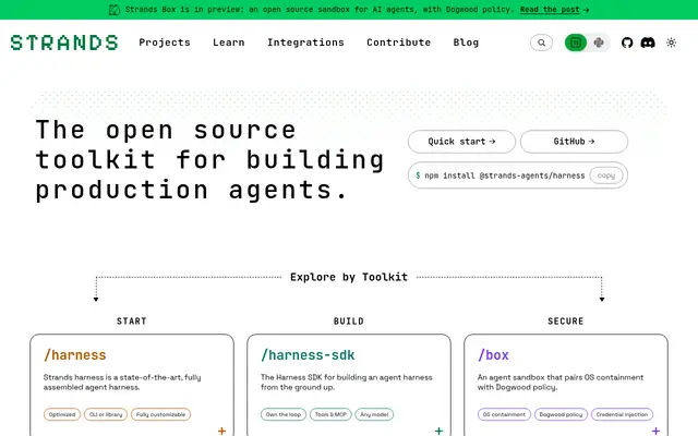 Strands Agents screenshot