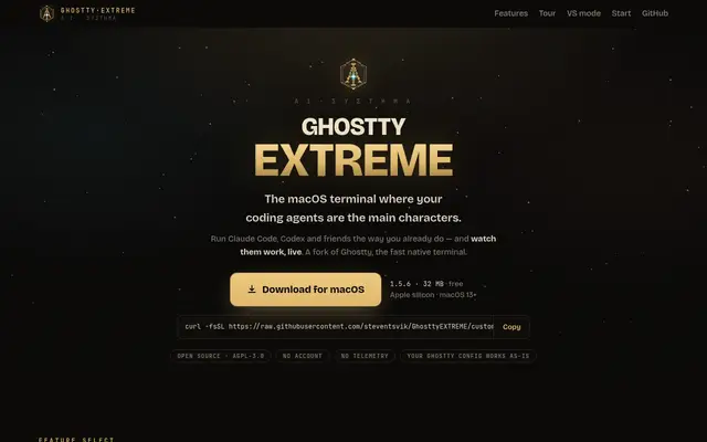 GhosttyEXTREME screenshot