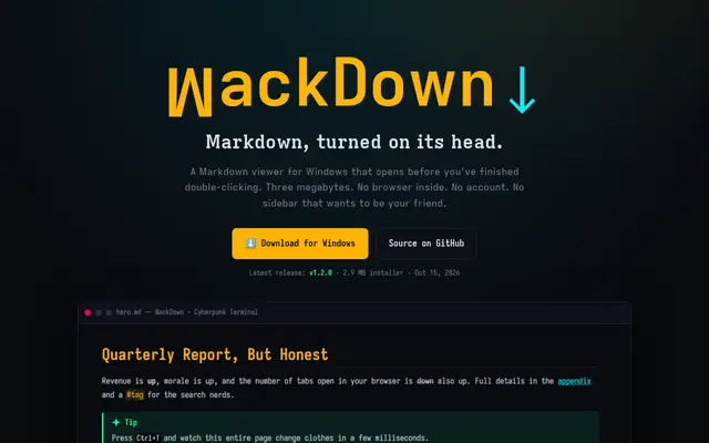 ƜackDown screenshot