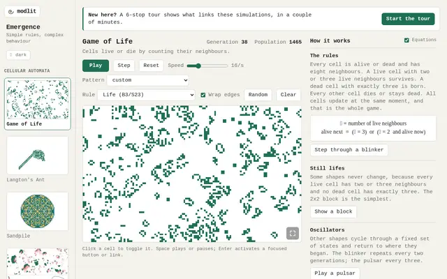 Emergence screenshot