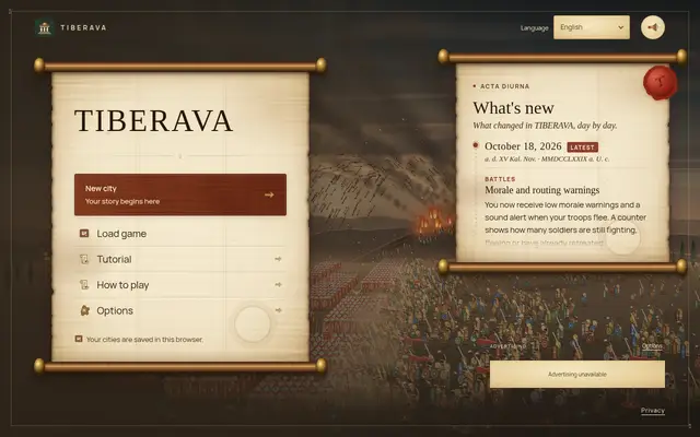 TIBERAVA screenshot