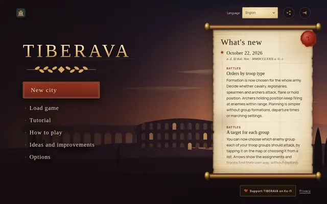 TIBERAVA screenshot