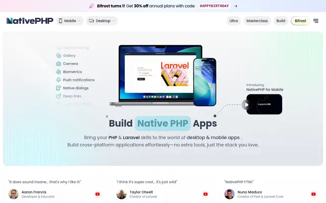 Baking Delicious Native Apps screenshot