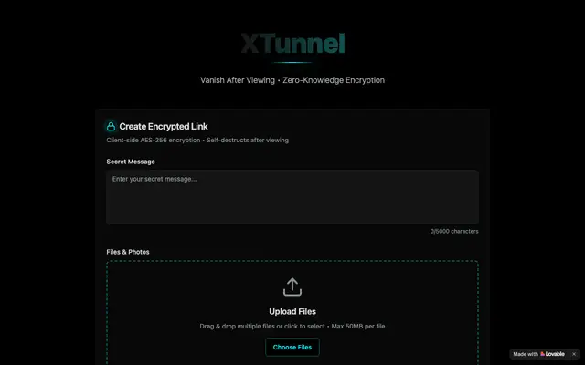XTunnel screenshot