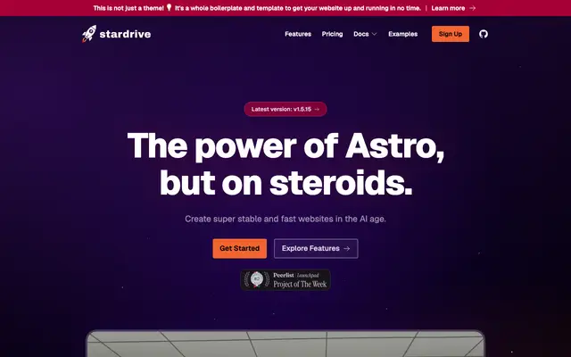 Stardrive screenshot